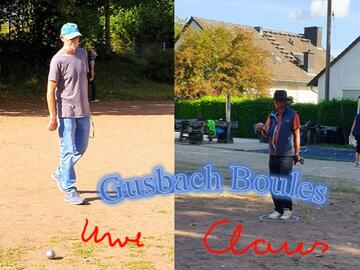 Gusbach Boules Uwe und Claus